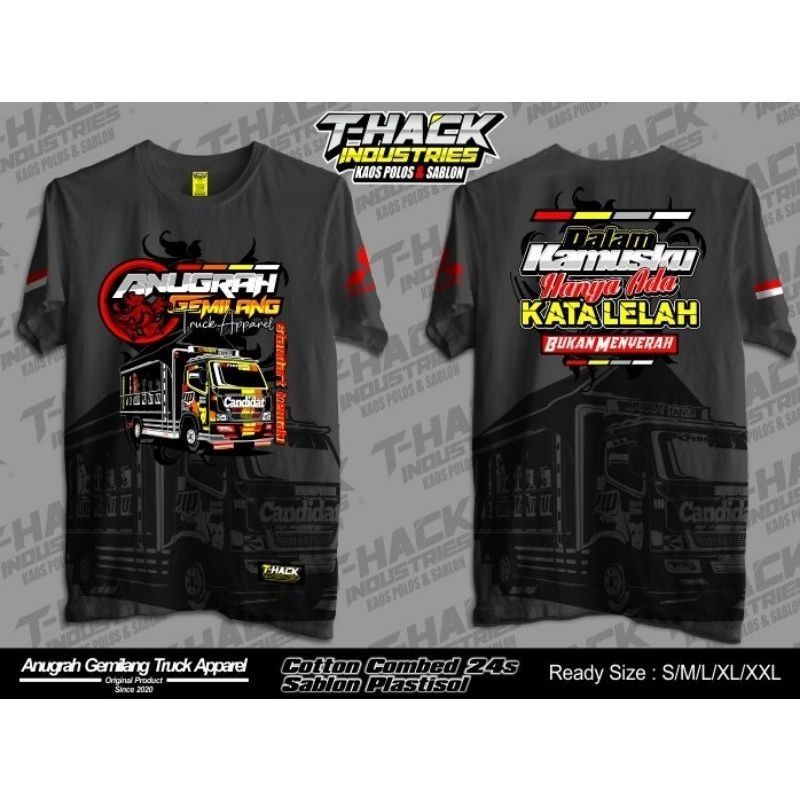 Kaos truck ori berkualitas anugrah gemilang kaos atasan combeds