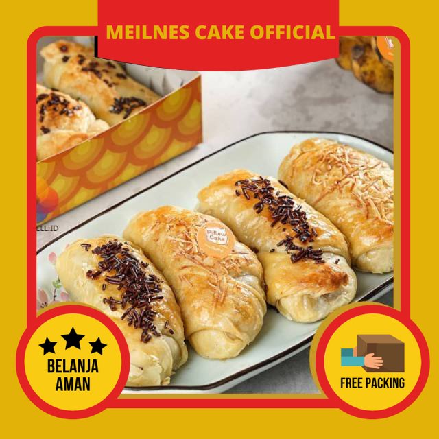 

Meilnes - Pisang Selimut by Pillow Cake - Isi 4 - Bolen Bandung