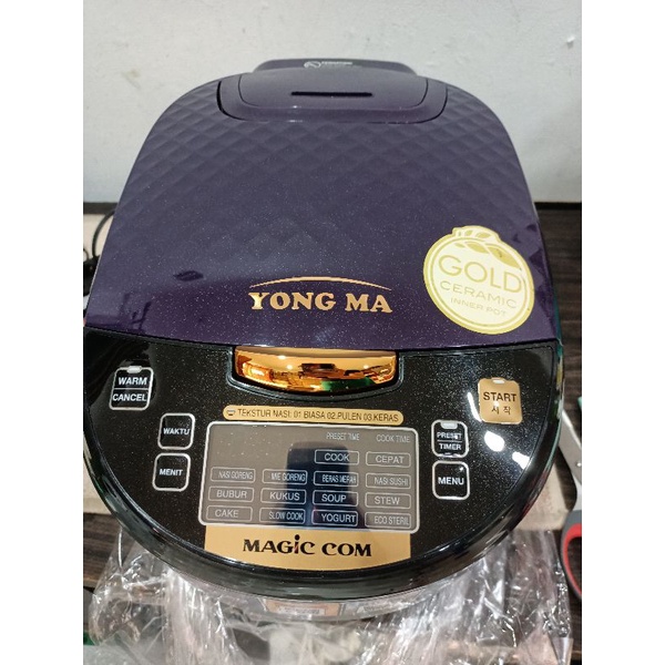 RICE COOKER MAGIC COM YONGMA SMC8027 SMC 7057D 7057 D SMC 8027 PANCI CERAMIC DIGITAL GARANSI RESMI 2 TAHUN