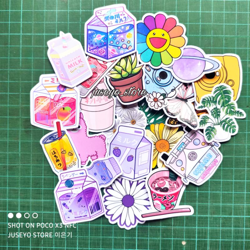 Kpop 3 pcs stiker Anti Air food cute (BACA DESKRIPSI )