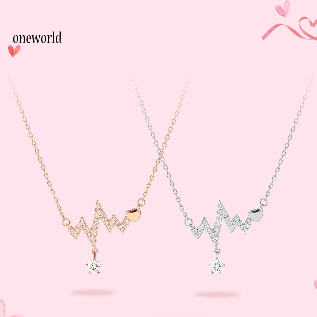 |Onwo Dress Mini Lengan Pendek Untuk Wanita| Kalung Wanita Dengan Liontin Bentuk Hati Bahan Alloy Untuk Pesta