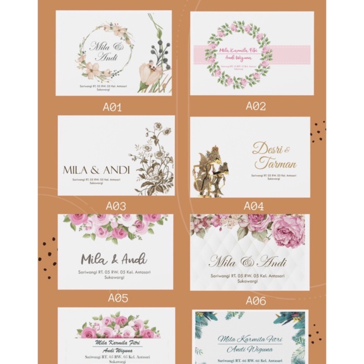 

Amplop Kondangan & Sumbangan Custom Nama