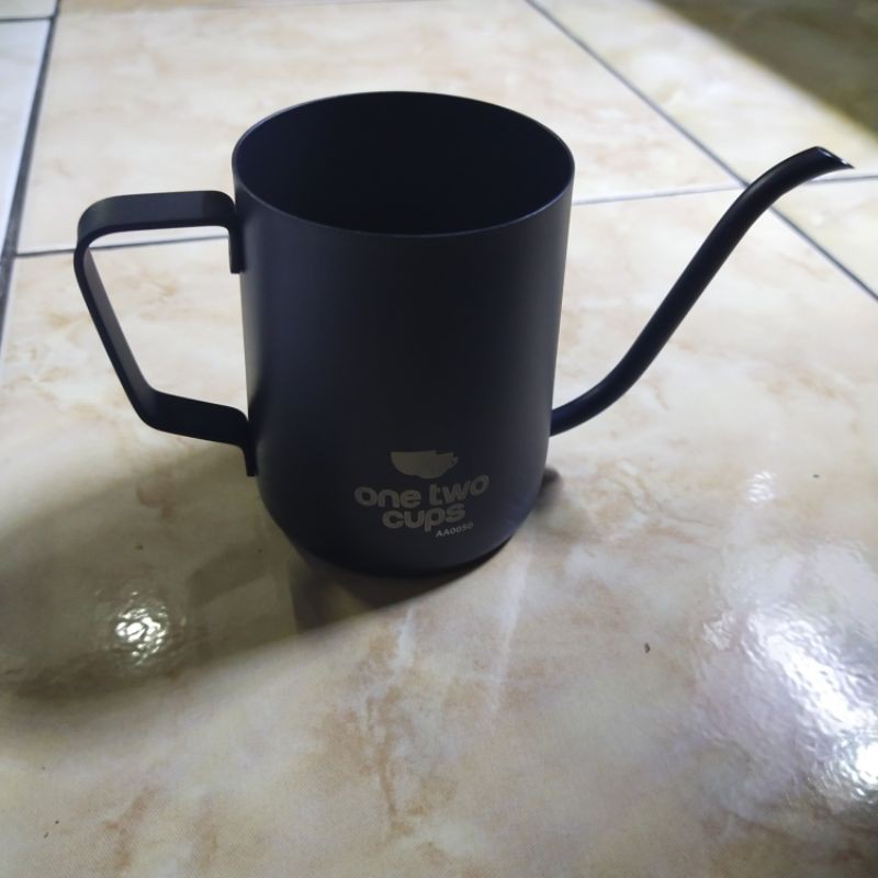 teko gooseneck 350 ml hitam teflon