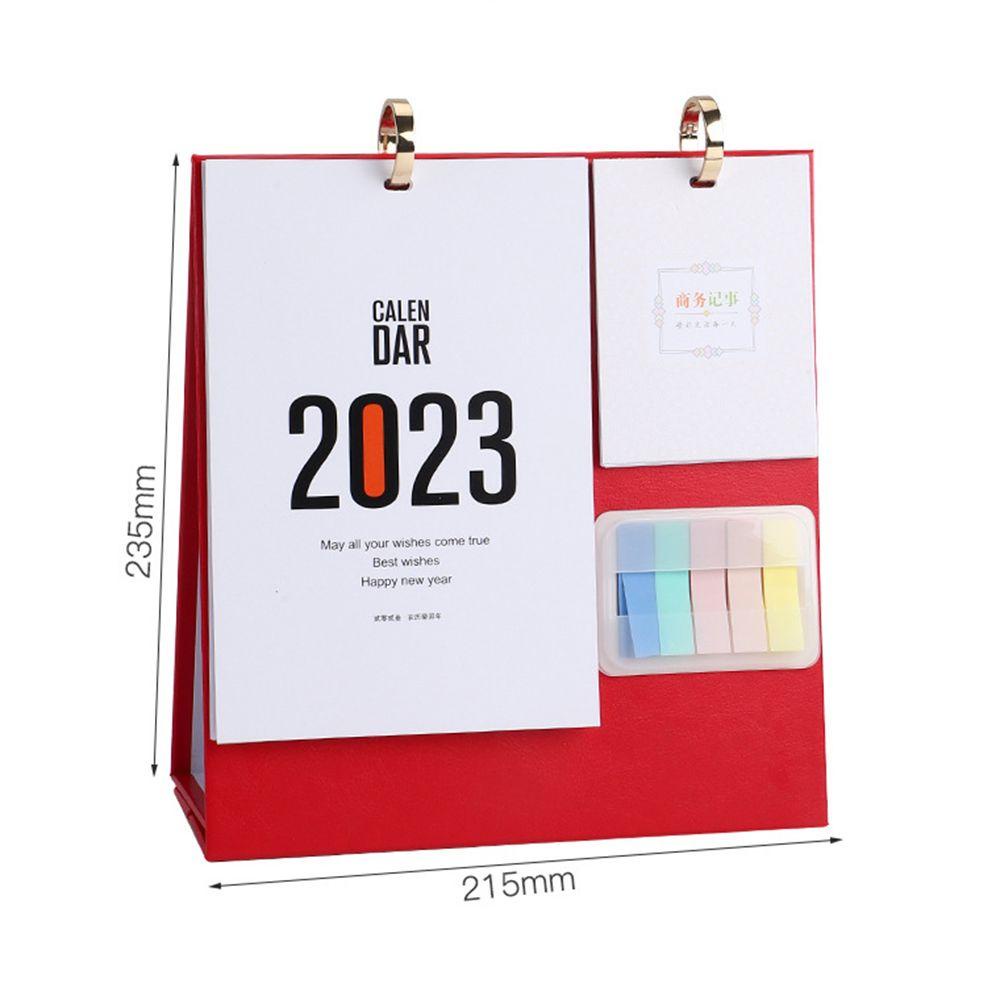 Mxbeauty 2023kalender Desktop Multifungsi Rabit Memo Pad Notepad Dekorasi Rumah Kalender Berdiri Dengan Planner Sticky Notes