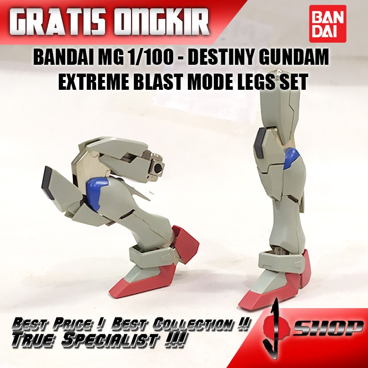 BANDAI MG 1/100 - DESTINY GUNDAM EXTREME BLAST MODE LEG SET MG837