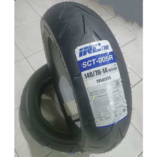 Ban Luar IRC 140/70-14 SCT-005R TL/Ban Belakang Aerox 155