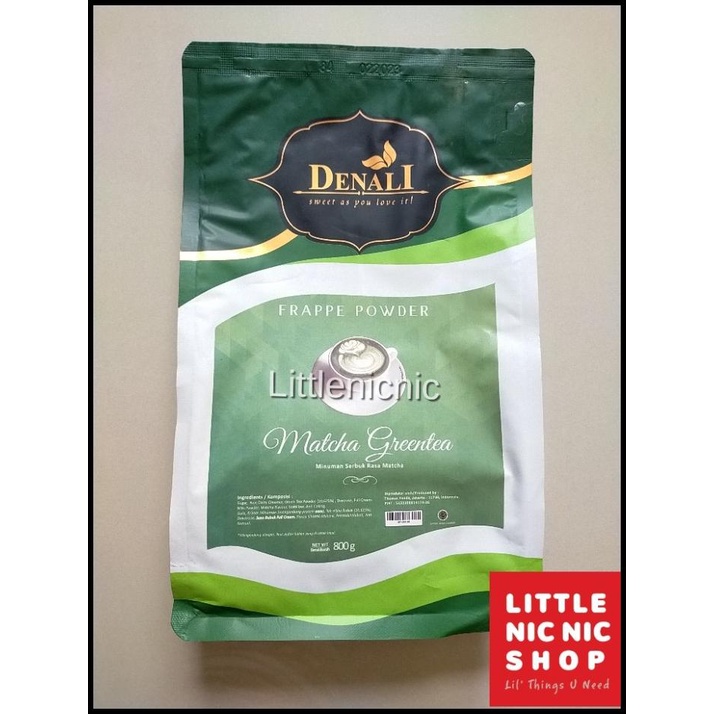

Bubuk Minuman Denali Matcha Green Tea Powder Frappe