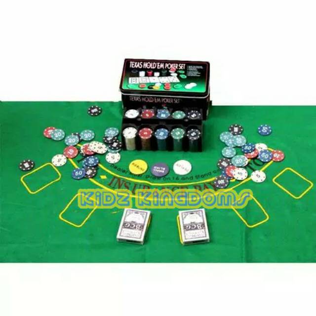 Texas Poker Chip Set - Poker Chip isi 200 pcs