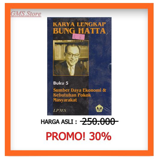 

FLASH SALE!!! KARYA LENGKAP BUNG HATTA BUKU 5 TERBARU
