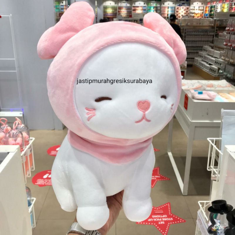 KITTEN PLUSH TOY 27CM BONEKA KUCING MINISO BONEKA MINISO