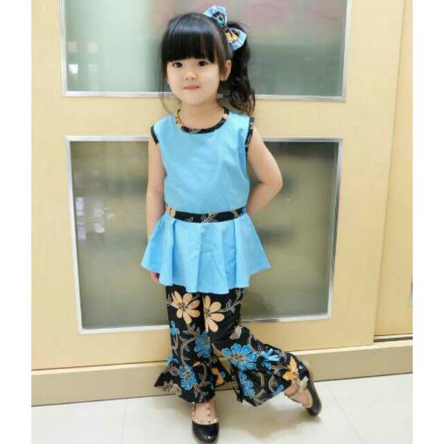 BAJU ANAK UNIK PEPLUM SET