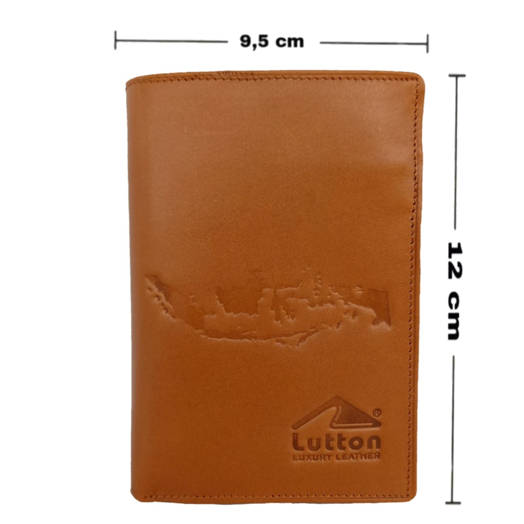 LUTTON - dompet kulit original pria - DOMPET KULIT SAPI ASLI 3/4 PULL UP