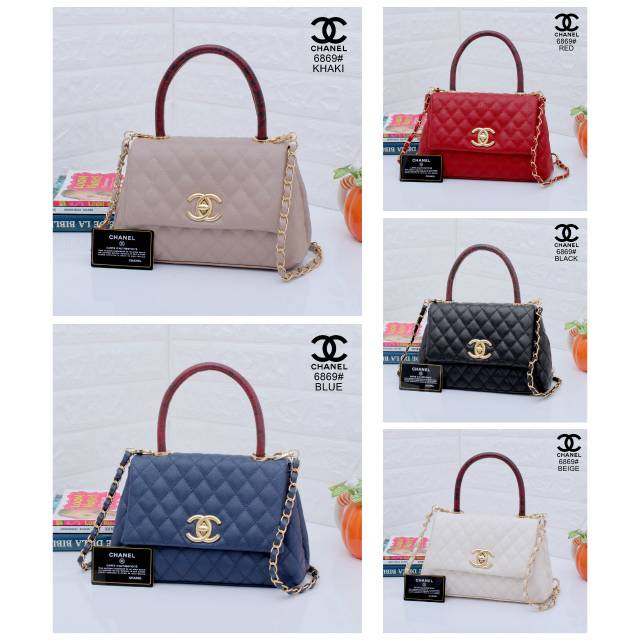 Chanel Handle Satchel Flap 6869