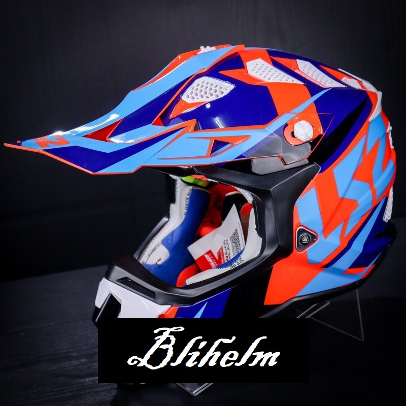 Jual HELM LS2 CROSS MX470 SUBVERTER NIMBLE BLACK BLUE ORANGE LS-2 MX-470  MOTOCROSS TRAIL FULL FACE HELMET Indonesia|Shopee Indonesia