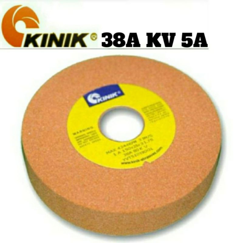 Batu gerinda duduk 4 Inch Grit 60 KINIK Grinding Wheel 100 X 19 X 25.4 Mm Mata gerinda Batu gurinda