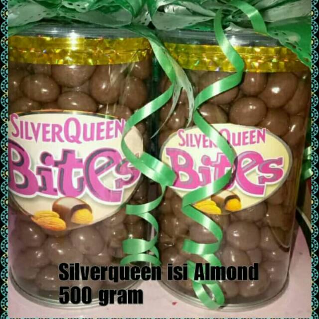 

Silverqueen Bites Almond Tabung