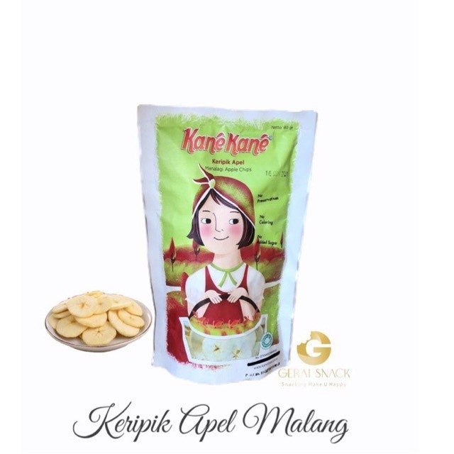 

Malang Kane 80gr Apel Premium Keripik Manalagi Kane Khas Kualitas