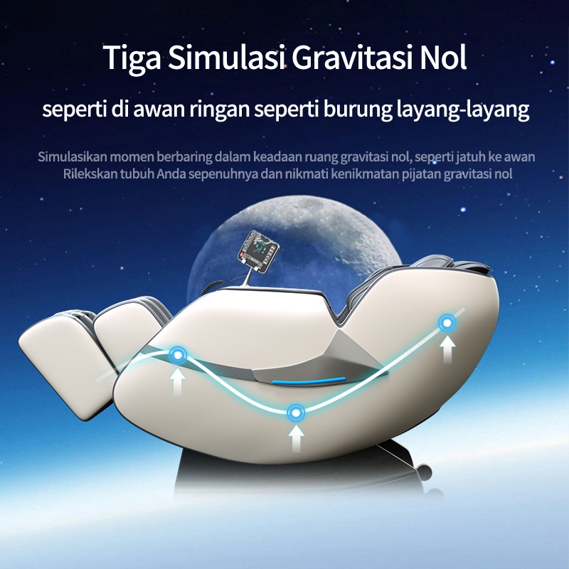 XUTI Kursi Pijat Baru Deteksi Cerdas Kursi Pijat Nol Gravity Audio Bluetooth Full-body Multi-fungsi Kapsul Mewah Ruang Kecil Airbag kursi pijat