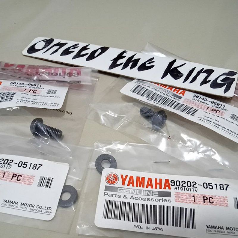 Baut ring paking asbes kran minyak bensin RX king Rxk Rxs Rxz Original Yamaha YGP