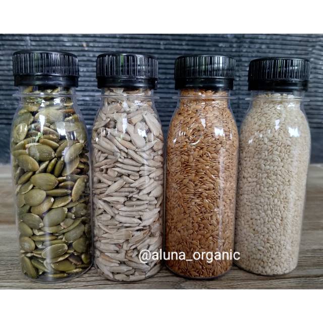 

Biji-Bijian Organik Kualitas Premium - Biji Labu - Bunga Matahari - Biji Rami - Biji Wijen