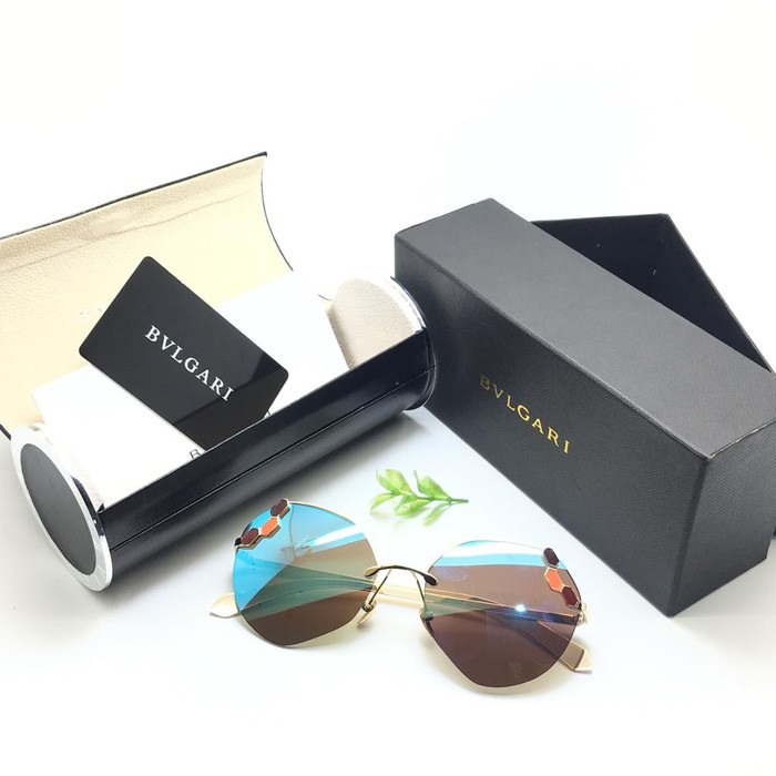 FRAME KACAMATA MURAH/KACAMATA ORIGINAL/ KACAMATA BULGARI 6098 FULLSET