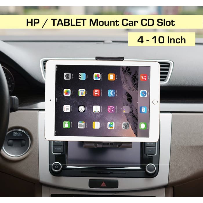 SALE   Car Mount CD Rack Holder HP TABLET - Tempat Dudukan CD Slot Mobil