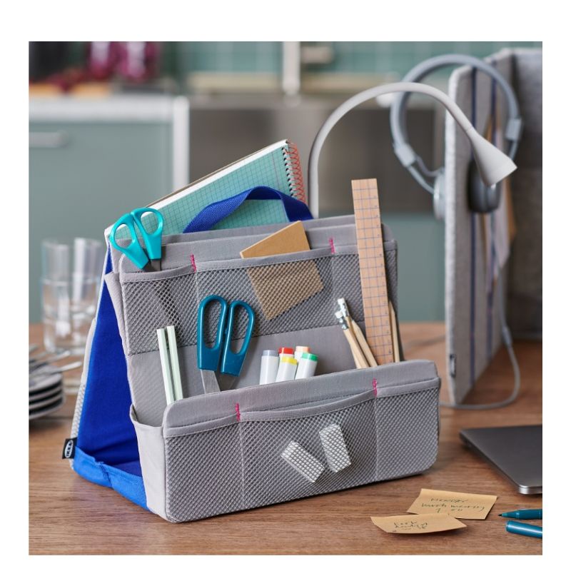 

BARU !! tas organiser utk dimeja bs dipindah2 21x26x32cm wadah ATK sekolah dan kantor