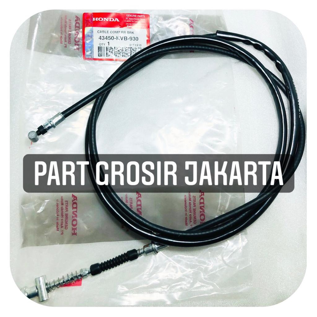 KABEL REM KAWAT REM SET 43450-KVB-930 HONDA BEAT KARBU FI VARIO KARBU VARIO 110 VARIO 110 NEW ORI