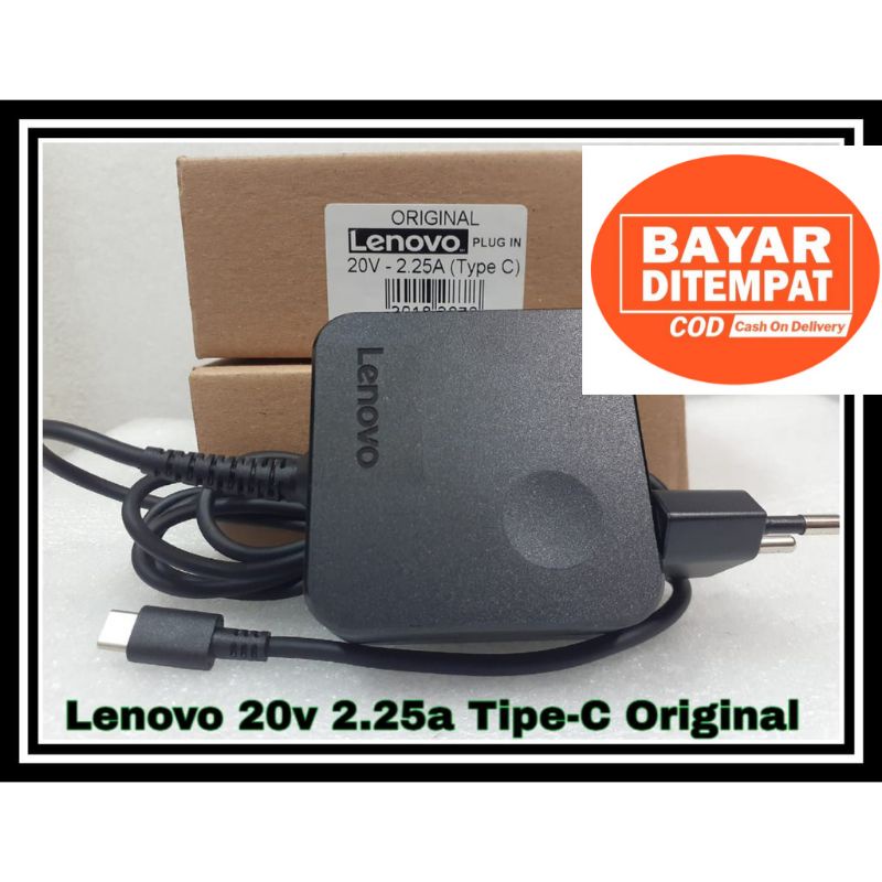 Adaptor Charger Lenovo 20V 2.25/ 15V 3A/9V 2A/5V 2A USB Type C