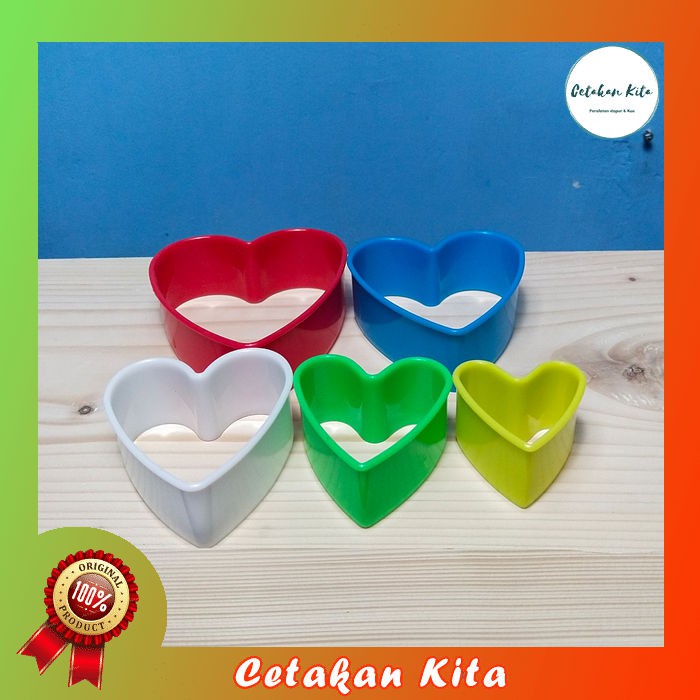 Ring Cutter Love Hati | Cetakan Bento Cookies Kue Kering Fondant