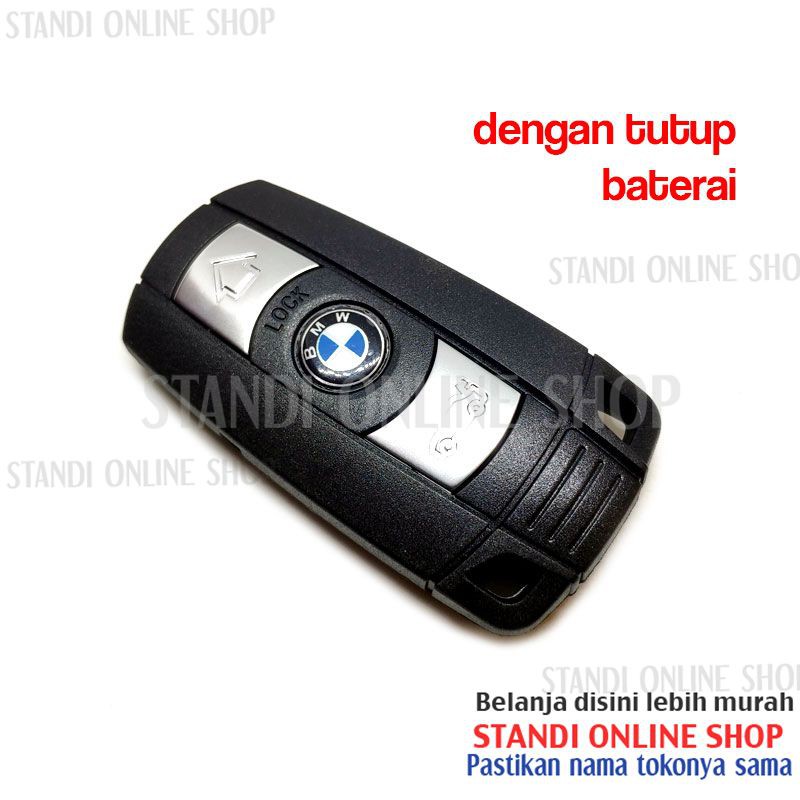 Cassing Remote Smartkey Kunci Casing Keyless BMW E90 E81 E89 E60 Buka Batterai