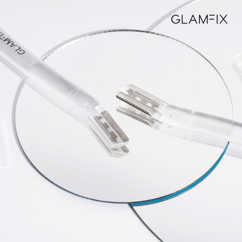GLAMFIX Eyebrow Trimmer Razor | Pencukur Alis | Isi 2