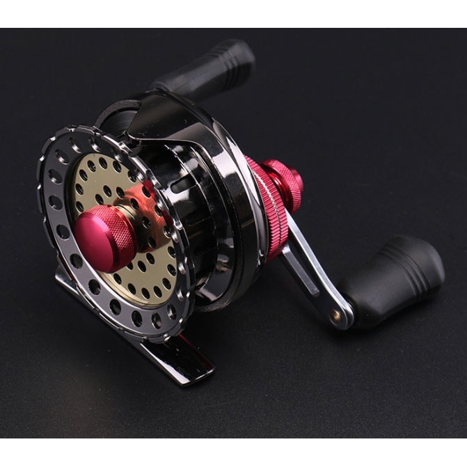 LEO Gulungan Reel Pancing Fly Fishing Full Metal Left Hand - LE101 - Black