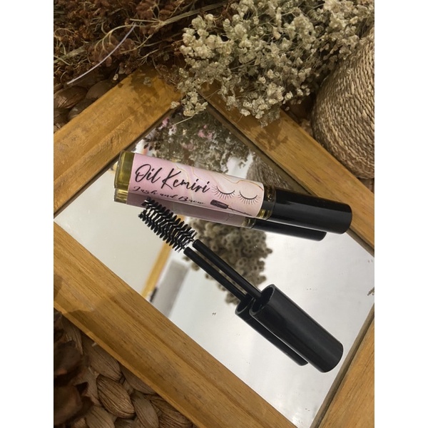 MINYAK KEMIRI Oil lash Kemiri (Serum bulu mata & alis)