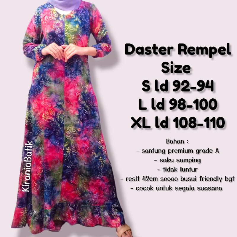 gamis rempel Kirania batik