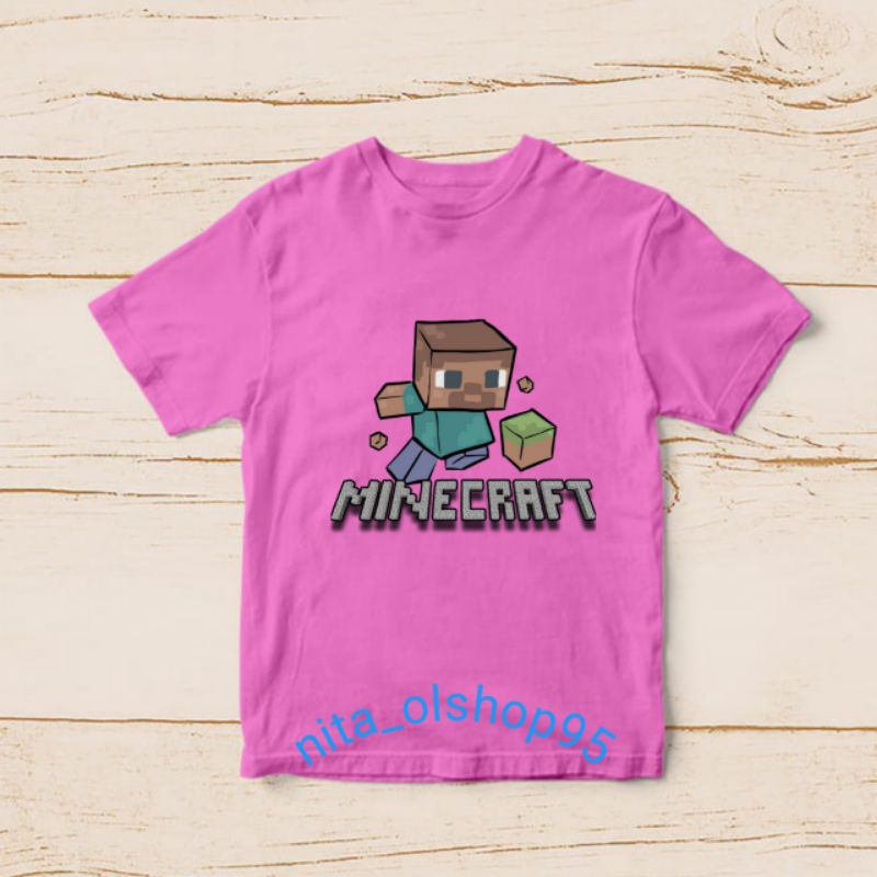 baju minicraft Minecraft / baju anak karakter