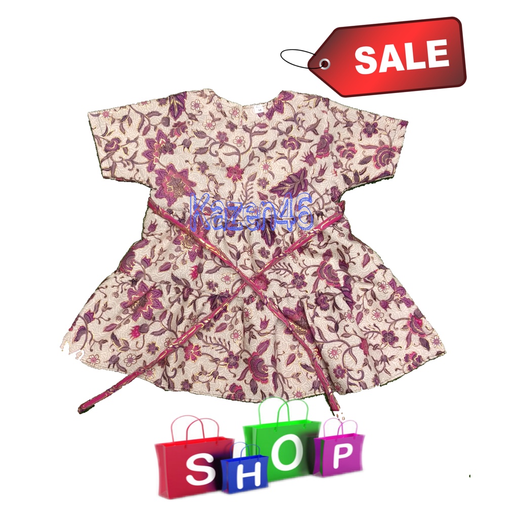 DRESS BALITA BATIK/ DRESS ANAK/ KEBAYA ANAK TERMURAH