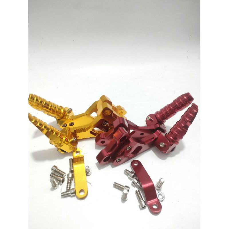footstep/fostep/postep belakang KLX - D-Tracker - satria Fu variasi full cnc universal