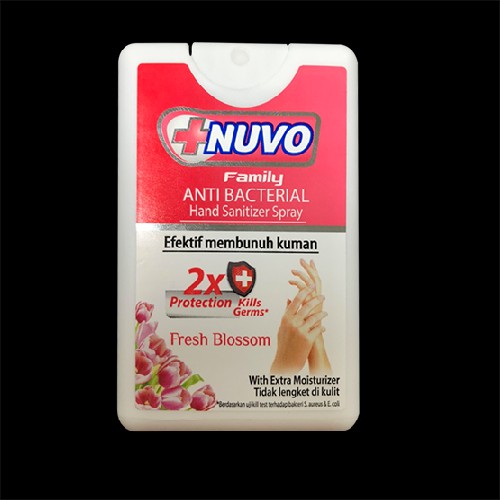 Nuvo Hand Sanitizer Spray Merah 18ml
