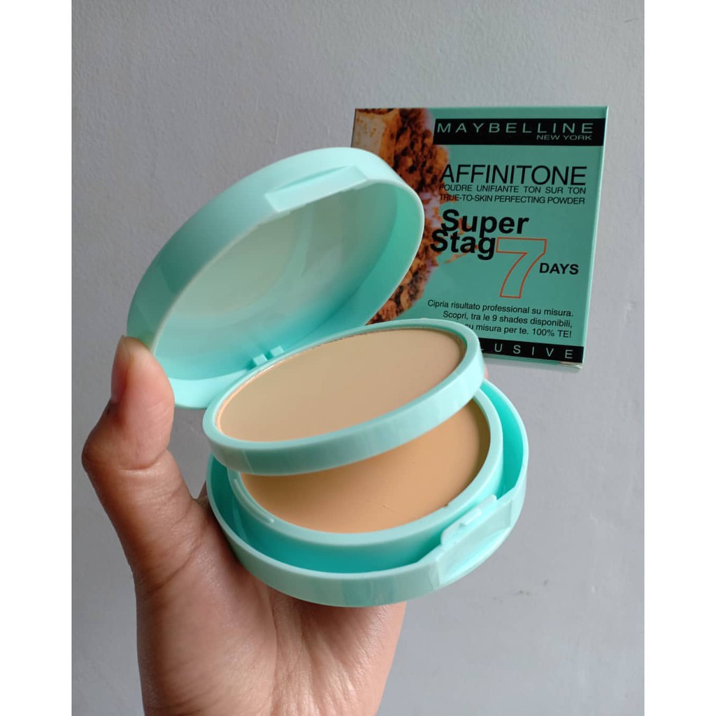 Bedak MAYBELLINE - Affinitone 2in1 Super Stag 7 Day Powder-Foundation