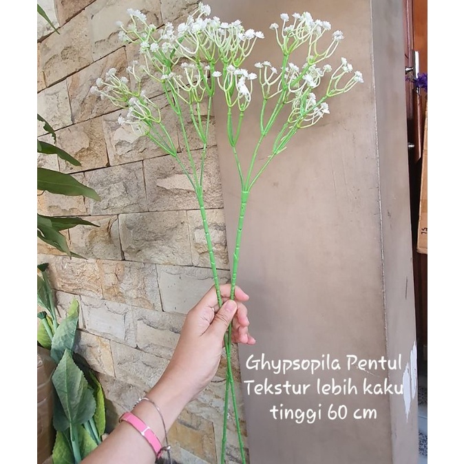 Baby Breath Ghypshopila / Bunga Mini Artificial Dekorasi Bucket