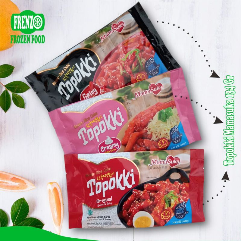

Topokki Varian Original, Spicy & Creamy