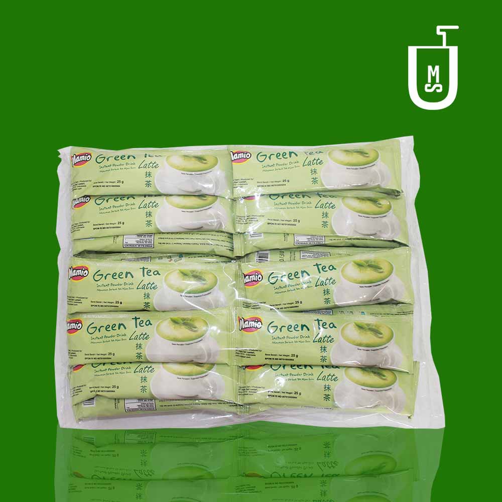 

Mamio Green Tea Bubuk Isi 30 Sachet