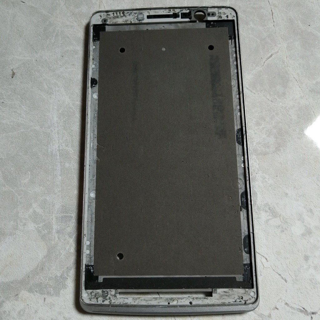 Bessel frame tatakan lcd LG G4 stylus H540 ori copotan warna silver