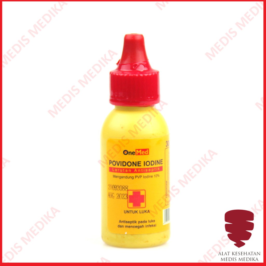 Povidone Iodine 30 ml Obat Luka Merah Sejenis Betadine OneMed