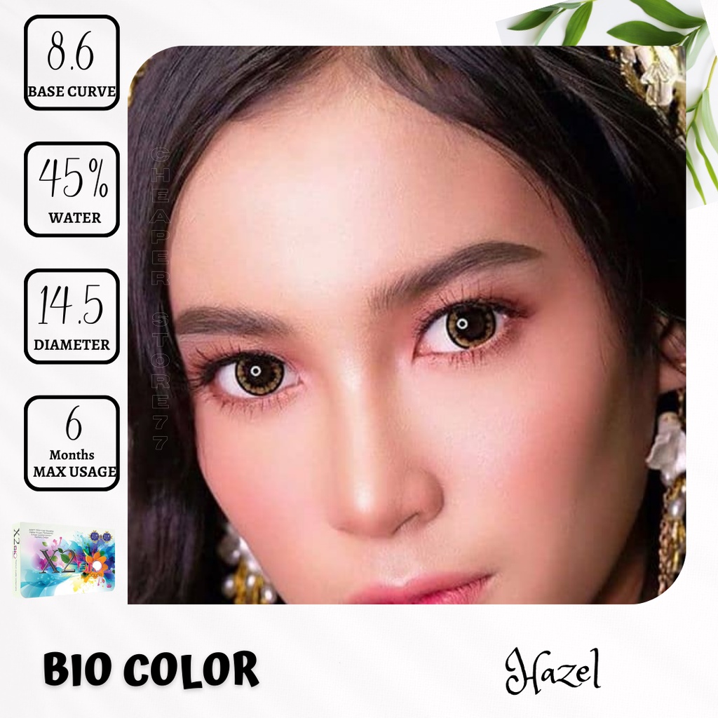 SOFTLENS X2 BIO COLOR DIA. 14.50mm NORMAL &amp; MINUS | MATA SENSITIF