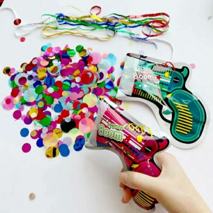 KONFETTI POPPER / PISTOL CONFETTI / CONFETTI GUN / PARTY POPPER