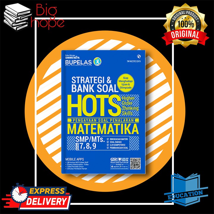 Buku Pelajaran Smp Strategi Bank Soal Hots Matematika Smp 7 8 9 Shopee Indonesia