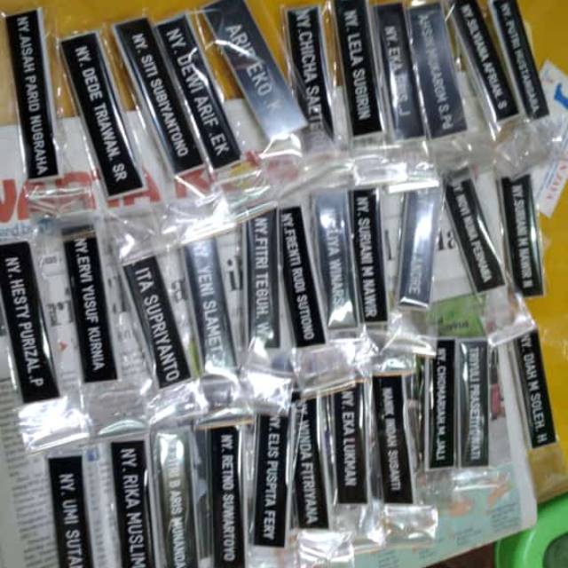 Name tag pdh-nama dada tni-polri-pns