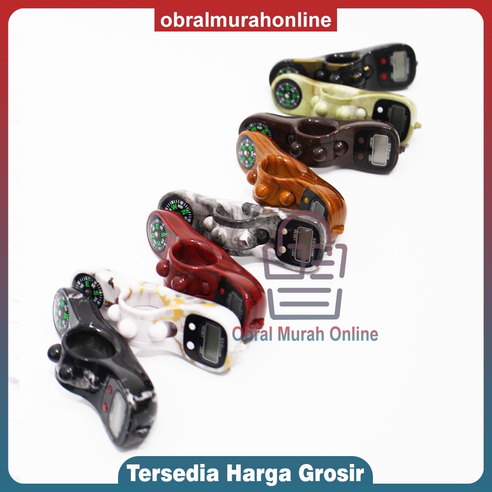 Tasbih Digital LED Kompas Marmer